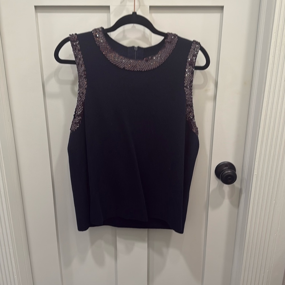 Sequin vest